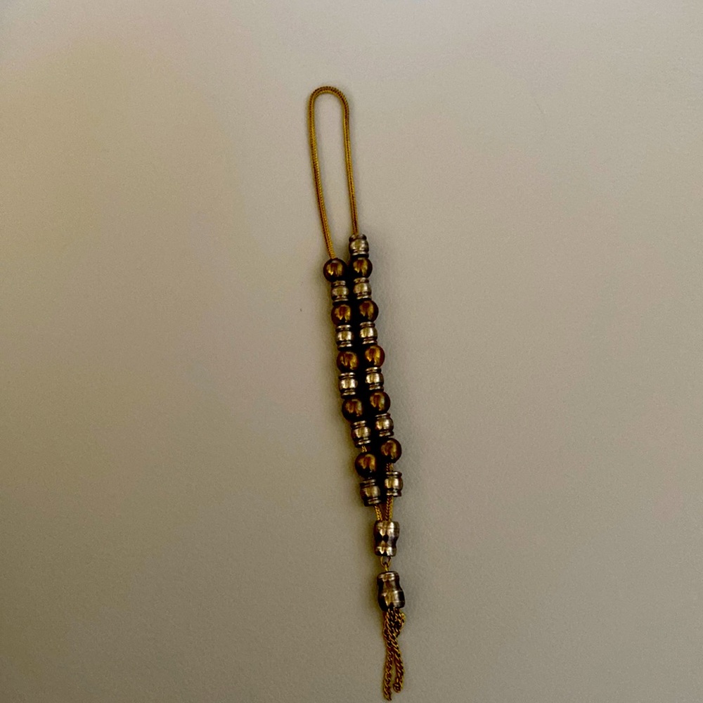 Vintage Greek metal worry beads. Great for the rear view mirror.